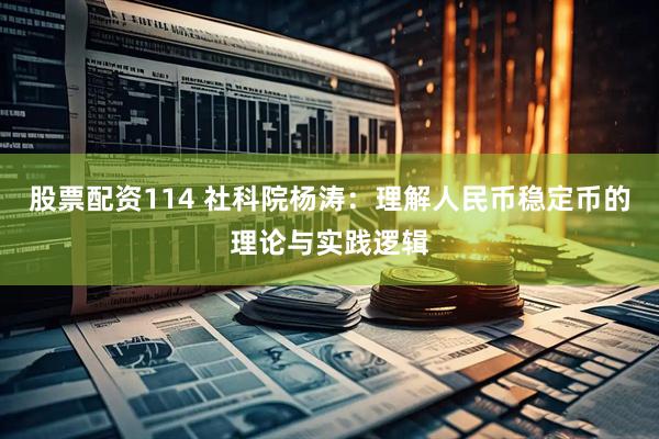 股票配资114 社科院杨涛：理解人民币稳定币的理论与实践逻辑